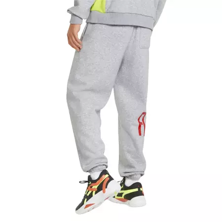 Puma Basketball Playbook Pant "Light Gray Heather"