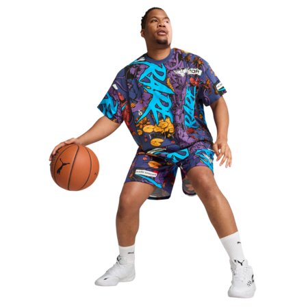 Puma Basketball Melo Phoenix AOP Tee "Blue Crystal"