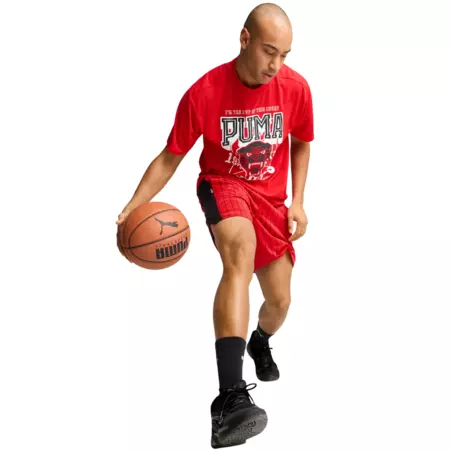 Puma Basketball Rival Rage Tee 4 "Red"