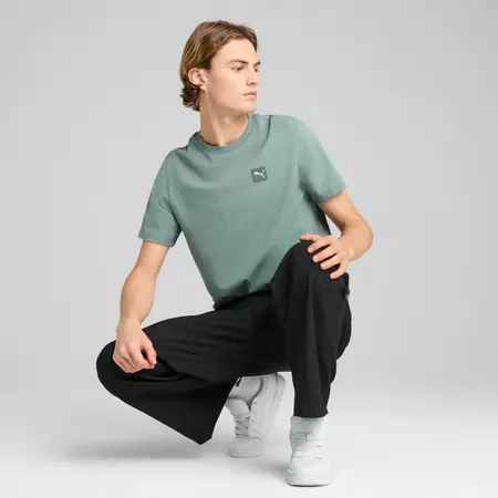 Puma ESS ELEVATED Tee "Green Moon"