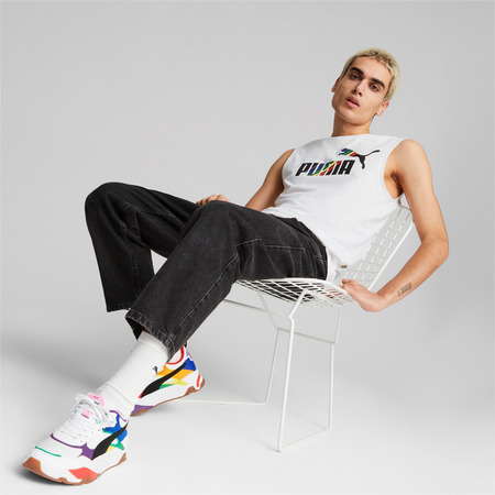 Puma ESS+ LOVE IS LOVE Sleeveless Tee "White"