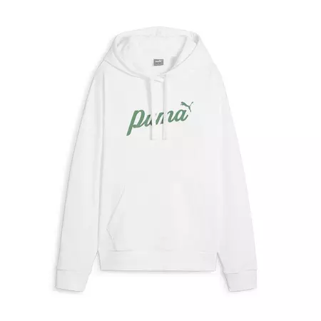 Puma ESS+ Script Hoodie TR "White"