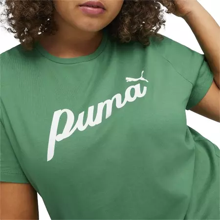 Puma ESS+ Script Tee "Archive Green"