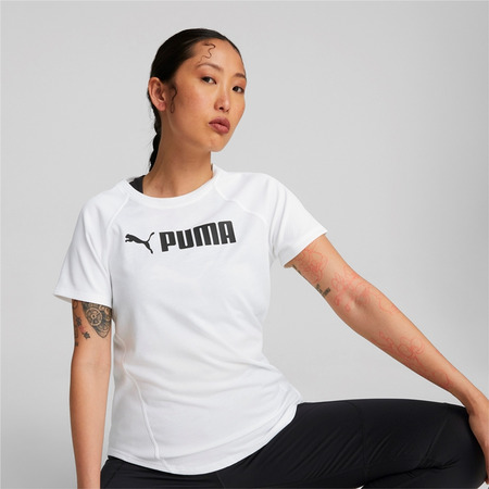 Puma Fit Logo Tee W (white)