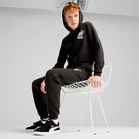 Puma Junior ESS+ MID 90s Hoodie FL B "Black"