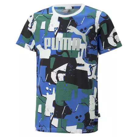 Puma Junior ESS+ STREET ART AOP Tee