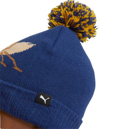 Puma Kids Small World POM Beanie (blue)