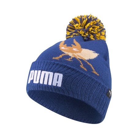 Puma Kids Small World POM Beanie (blue)