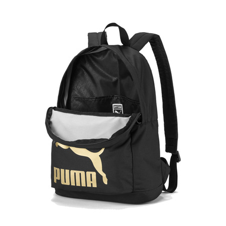 Puma Originals Backpack (Black/Gold)