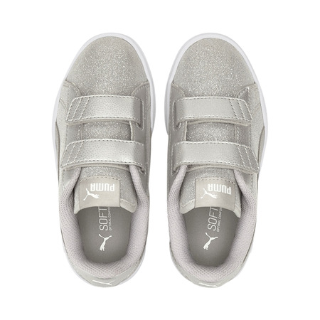 Puma Kids Smash v2 Glitz Glamv Ps "Gray Shine"