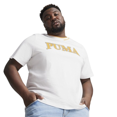 PUMA SQUAD Big Graphic Tee "White"