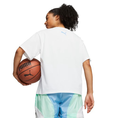 Puma Wns Basketball STEWIE x WATER Logo Tee "White"