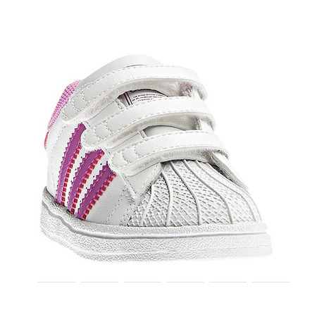 Adidas Superstar 2 CF Infant (20-27/branco/roxo)