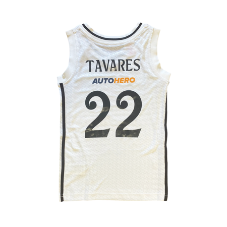 Real Madrid Camiseta Basket Niñ@ 1ª Equip 24/25 # 22 TAVARES #