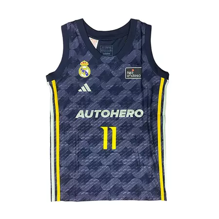 Real Madrid Camiseta Basket Niñ@ 2ª Equip 2023/24 # 11 HEZONJA #