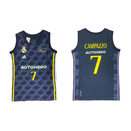 Real Madrid Camiseta Basket Niñ@ 2ª Equip 2023/24 # 7 CAMPAZZO #