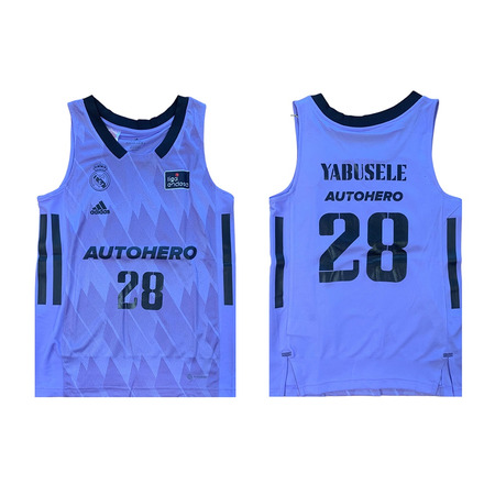 Real Madrid Camiseta Basket Niñ@ 2ª Equipación # 28 YABUSELE #