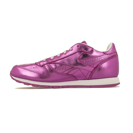 Reebok Classic Leather Metallic Charger Pink Junior