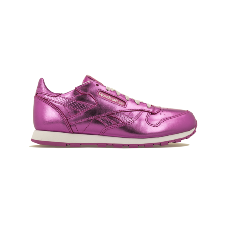 Reebok Classic Leather Metallic Charger Pink Junior