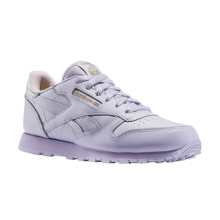 Reebok Classic Leather Metallic Junior (Lavendar/Gold Metallic)