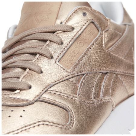 Reebok Classic Leather "Metallic Pearl" (Pearl Met / Peach / White)