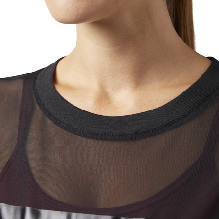 Reebok Dance Mesh Long Sleeve Tee W (black)