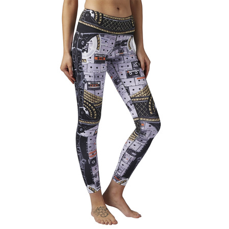 Reebok Lux Bold Baroque Print  Leggings Women´s (Black)