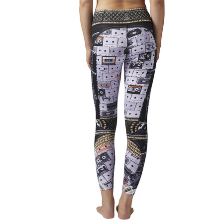 Reebok Lux Bold Baroque Print  Leggings Women´s (Black)