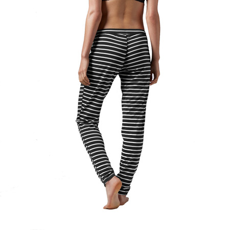 Reebok Yoga Stripe Ready to Rebel Pant ( black/chalk)