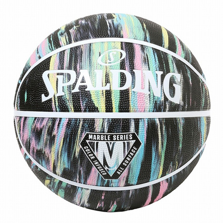 Spalding Marble Series Black Pastel Sz5 Rubber