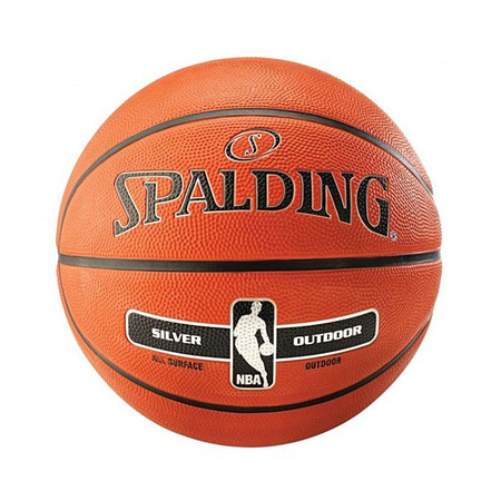 Spalding NBA Silver Outdoor Ball (SZ.6)