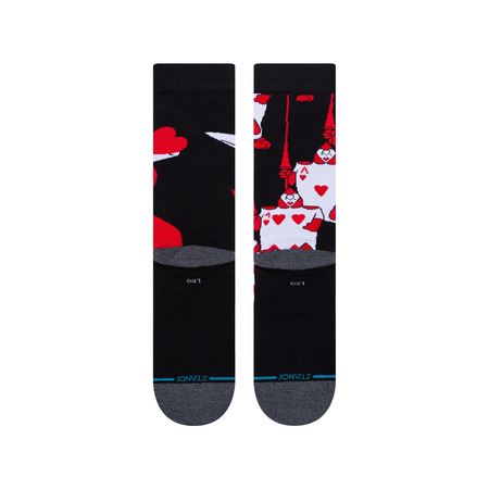 Stance Casual Disney Alice Off With Their Heads Crew Socks