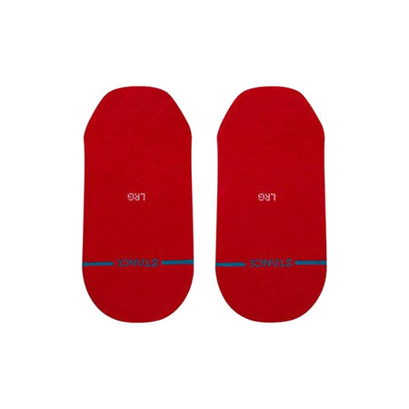 Stance Casual Icon No Show Socks "Red"