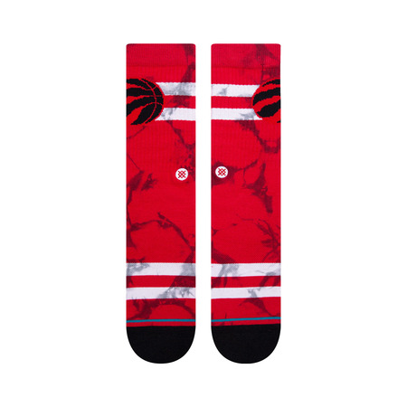 Stance Casual NBA Raptors Dyed Crew Socks "Red"