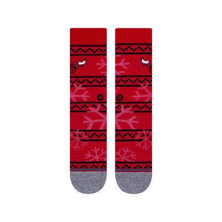 Stance NBA Chicago Bulls Frosted 2 Crew Socks "Red"