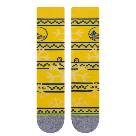 Stance NBA Golden State Frosted 2 Crew Socks "Yellow"