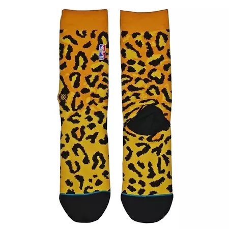 Stance NBA Logoman Leopard Socks