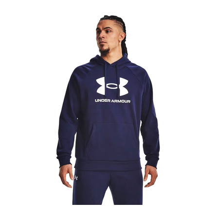 UA Rival Fleece Logo Hoodie "Navy"