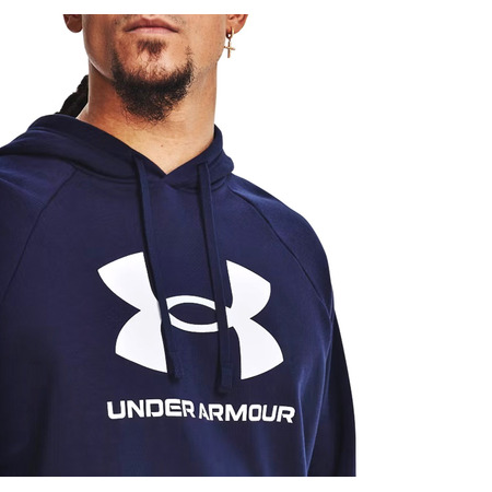 UA Rival Fleece Logo Hoodie "Navy"