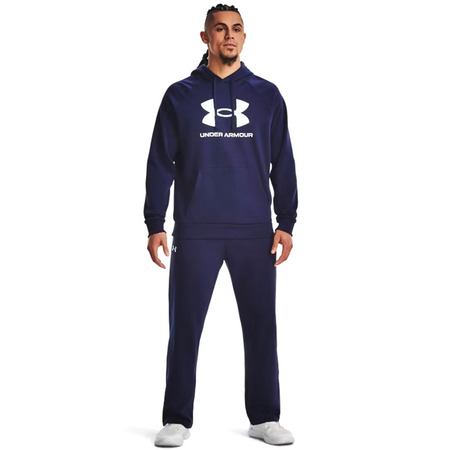 UA Rival Fleece Logo Hoodie "Navy"