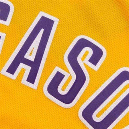 Camiseta NBA Bordados Adidas Pau Gasol Lakers (yellow/purple)