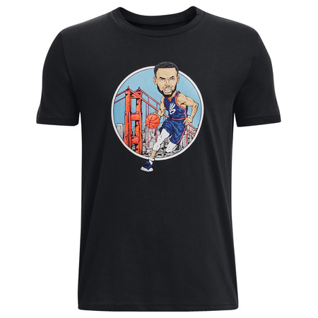 UA Boys Curry Animated Tee "Black"