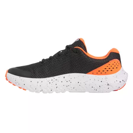 UA Boys' Grade School Surge 4 Running Shoes "Black-Ares Red"