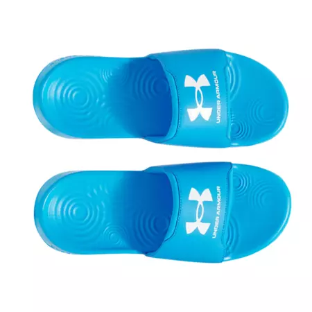 UA Boys' Ignite Select Slides "Electric Blue-White"