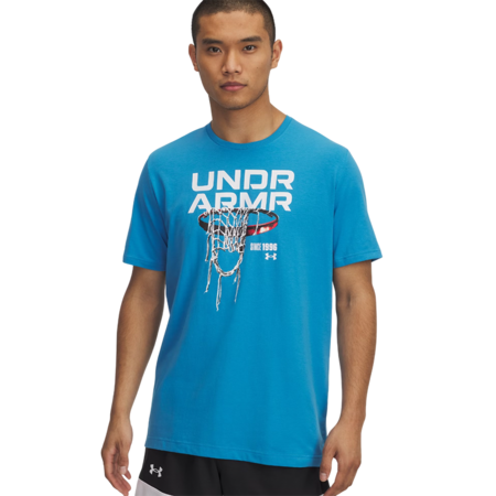 UA Hoops Net Short Sleeve "Blue"