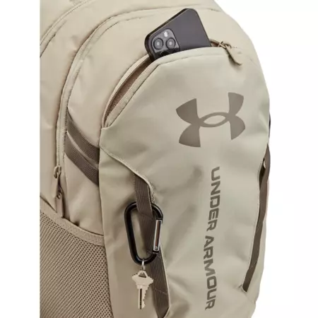 UA Hustle 6.0 Backpack "Khaki Base-Taupe Dusk"