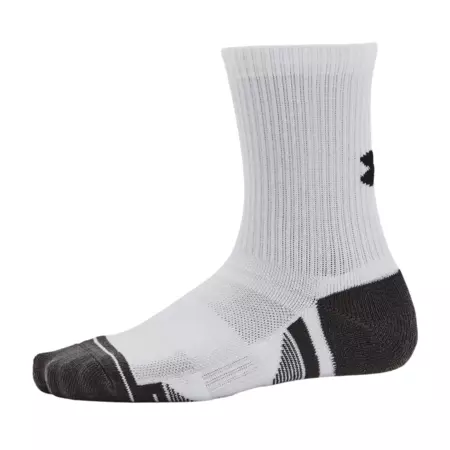 UA Kids' Performance Tech 3-Pack Crew Socks "White"