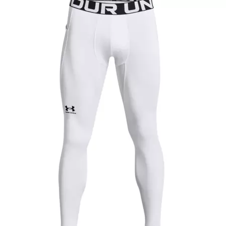 UA Men's ColdGear® Armour Leggings "White"