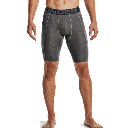 UA Men's HeatGear® Armour Pocket Long Short "Carbon Heather"