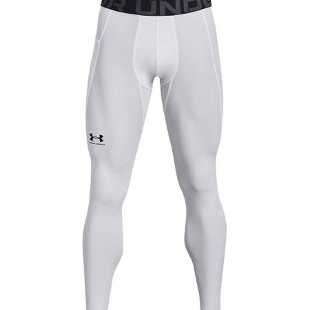 UA Men's HeatGear® Leggings "White"